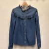vintage denim shirt with frills