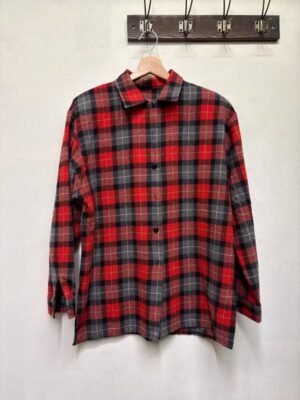 vintage wool plaid shirt