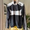 vintage unisex Adidas black & white windbreaker