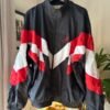 90's vintage unisex windbreaker(black, red, white)