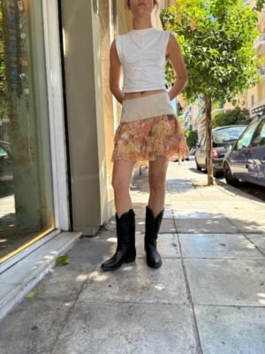 Alternative view of y2k deadstock mini fairy skirt