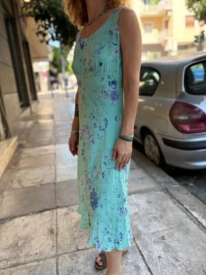 vintage ciel slip floral midi dress - Image 5