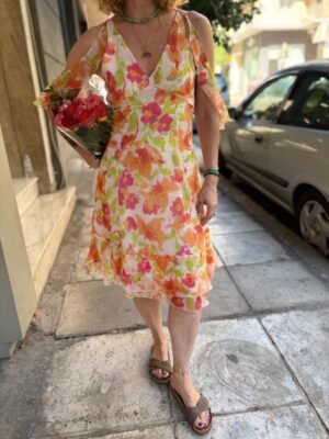 y2k fairy floral dress