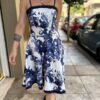 y2k abstract printed cocktail dresss