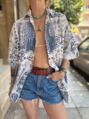 90's vintage unisex patterned shirt