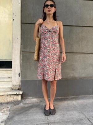 90"s vintage Paranoia viscose floral dress