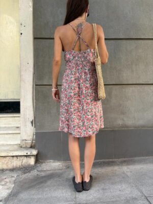 90"s vintage Paranoia viscose floral dress - Image 3