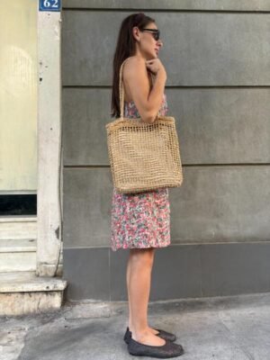 90"s vintage Paranoia viscose floral dress - Image 4