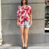 90's vintage abstract patterned shirt