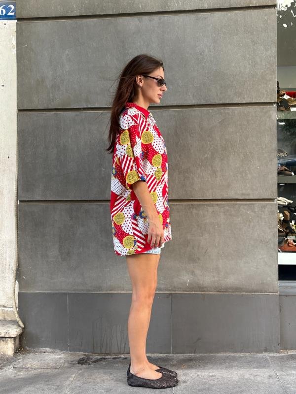 90's vintage abstract patterned shirt - Image 4