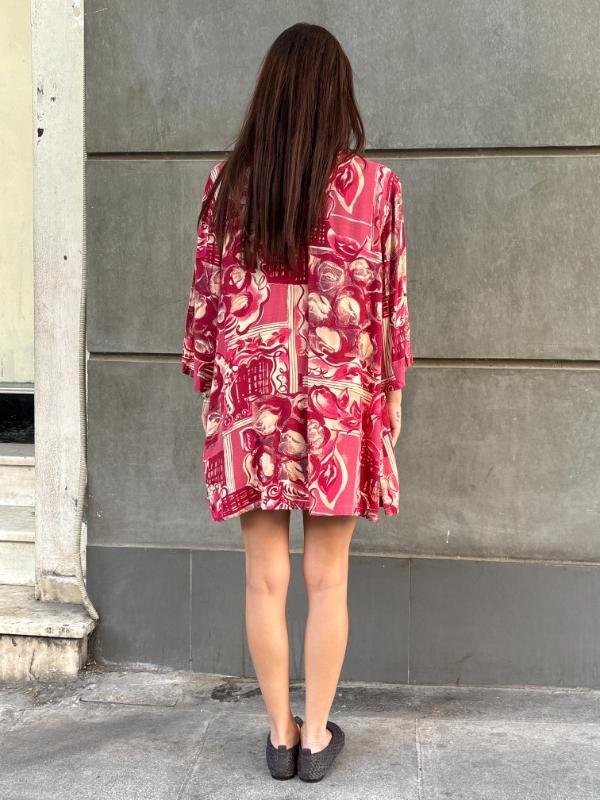 90's vintage abstract patterned oversize shirt - Image 2