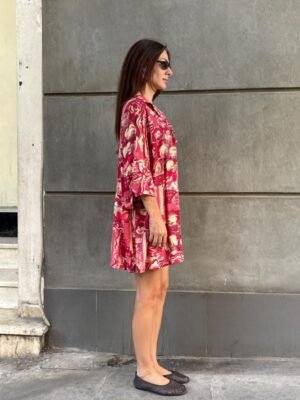 90's vintage abstract patterned oversize shirt - Image 4