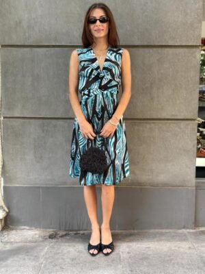 vintage cocktail semi sheer drapped dress ties at the back
