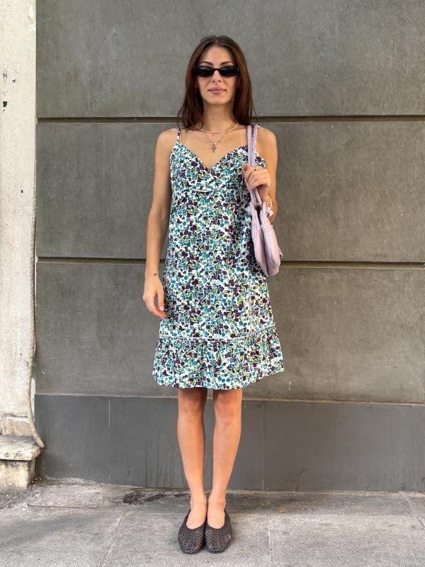 vintage cotton floral dress