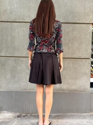 y2k black floral top - Image 3