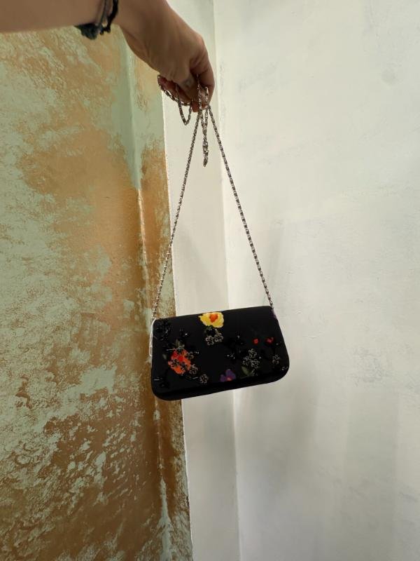 vintage cute beaded shoulder bag