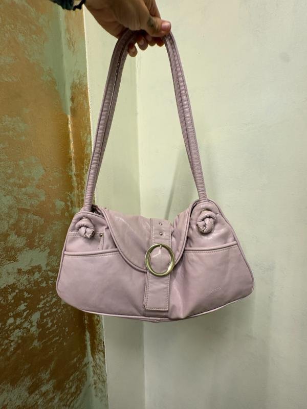 y2k lilac medium size shoulder bag